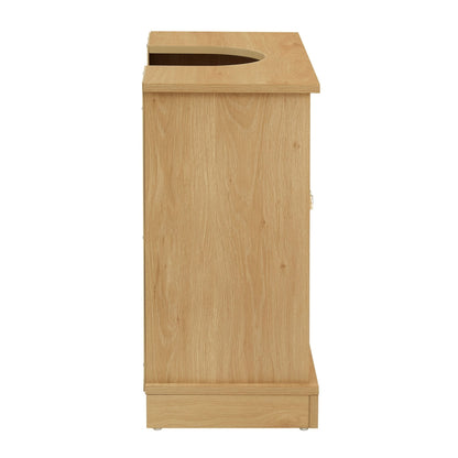Ruby Under Sink Bathroom Cabinet - Light Wood - DUSK