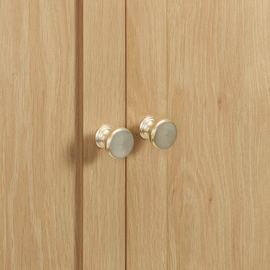 Ruby Under Sink Bathroom Cabinet - Light Wood - DUSK