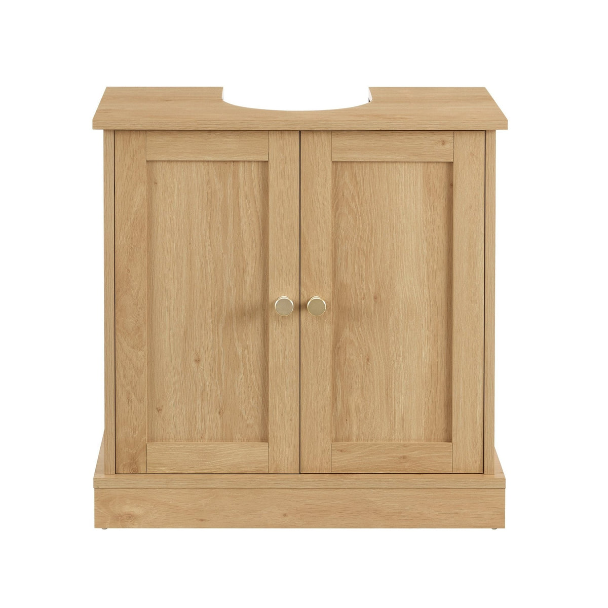 Ruby Under Sink Bathroom Cabinet - Light Wood - DUSK