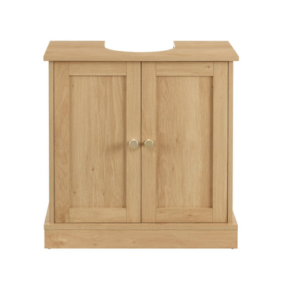 Ruby Under Sink Bathroom Cabinet - Light Wood - DUSK