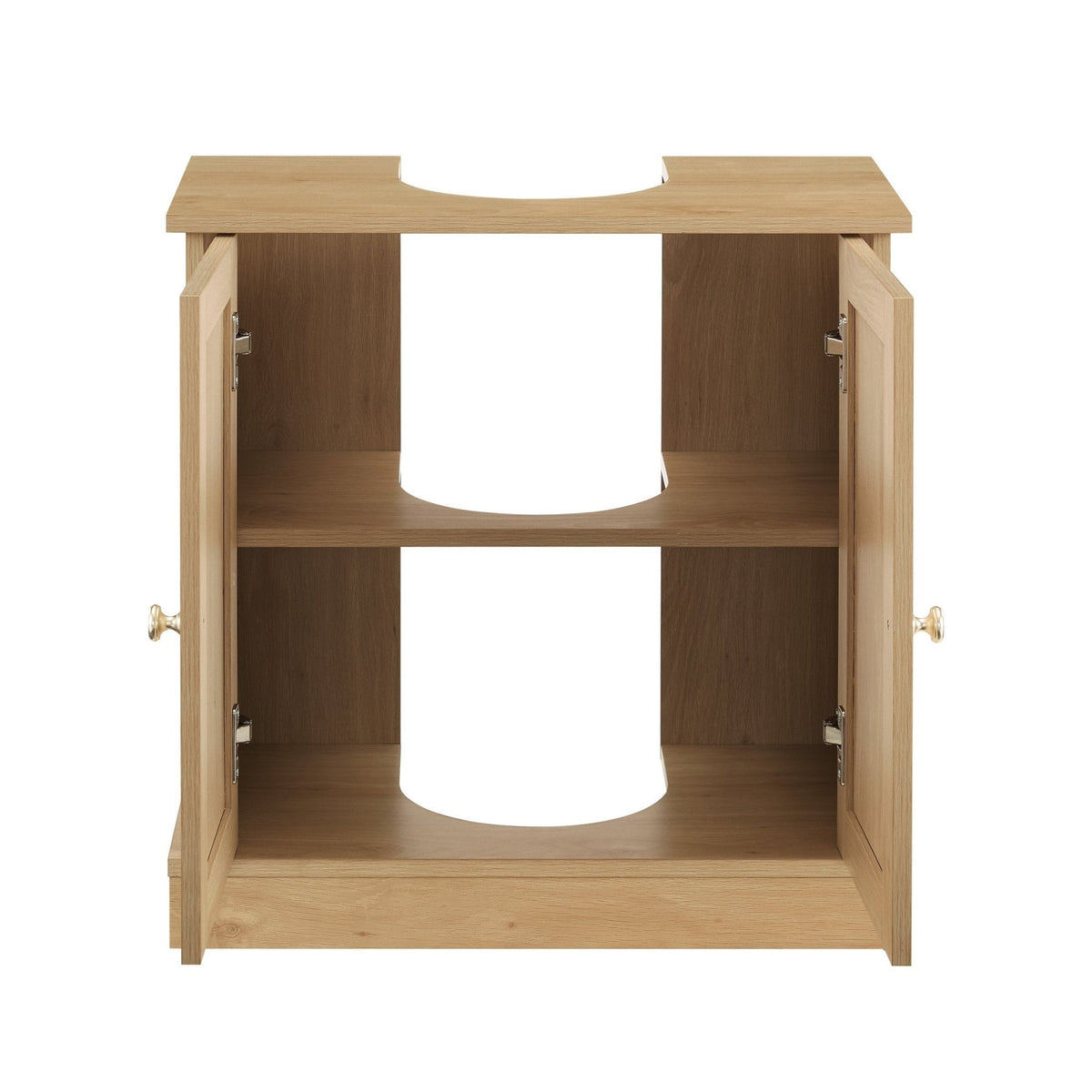 Ruby Under Sink Bathroom Cabinet - Light Wood - DUSK