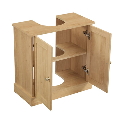 Ruby Under Sink Bathroom Cabinet - Light Wood - DUSK