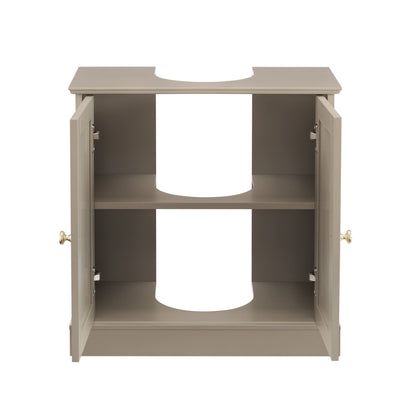 Ruby Under Sink Bathroom Cabinet - Taupe - DUSK