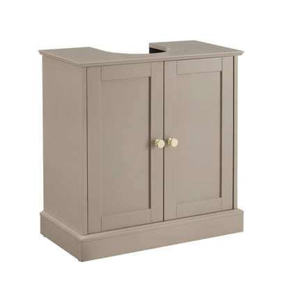 Ruby Under Sink Bathroom Cabinet - Taupe - DUSK