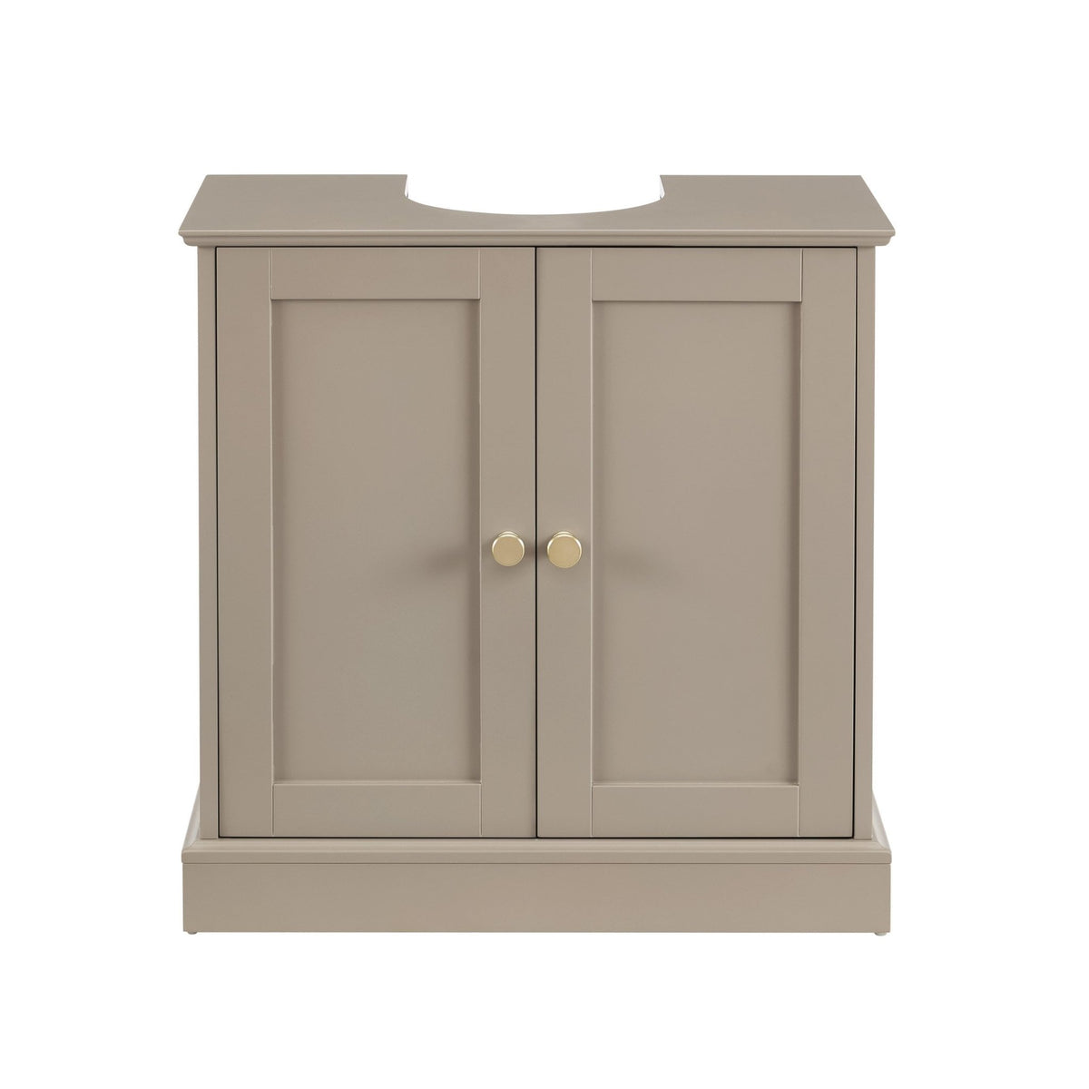 Ruby Under Sink Bathroom Cabinet - Taupe - DUSK