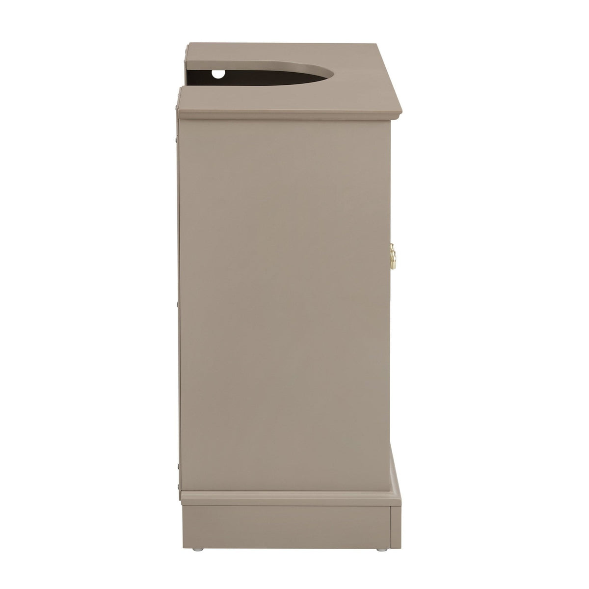 Ruby Under Sink Bathroom Cabinet - Taupe - DUSK