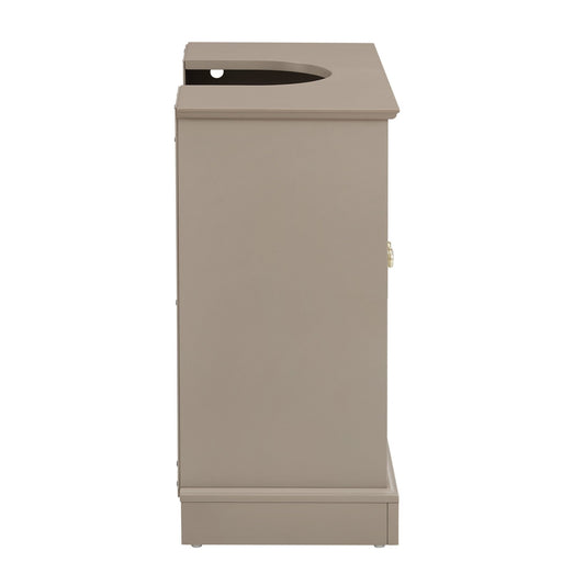 Ruby Under Sink Bathroom Cabinet - Taupe - DUSK
