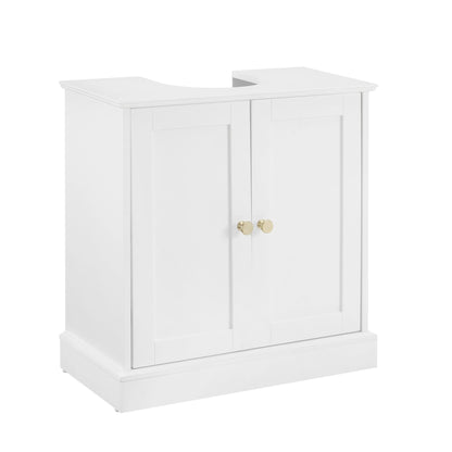 Ruby Under Sink Bathroom Cabinet - White - DUSK
