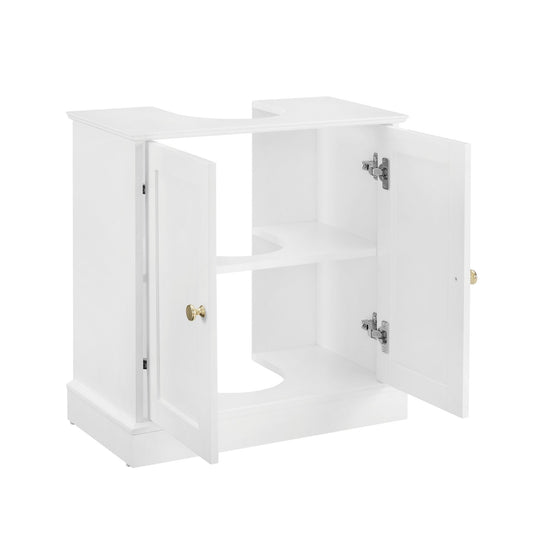 Ruby Under Sink Bathroom Cabinet - White - DUSK