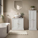 Ruby Under Sink Bathroom Cabinet - White - DUSK