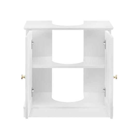 Ruby Under Sink Bathroom Cabinet - White - DUSK
