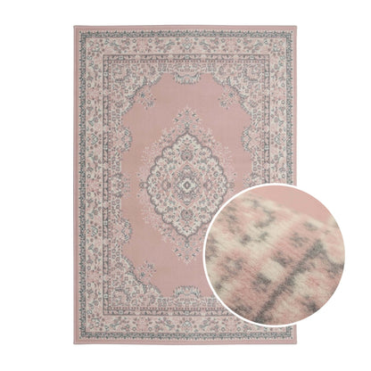 Rue Traditional Style Rug - Pink - DUSK