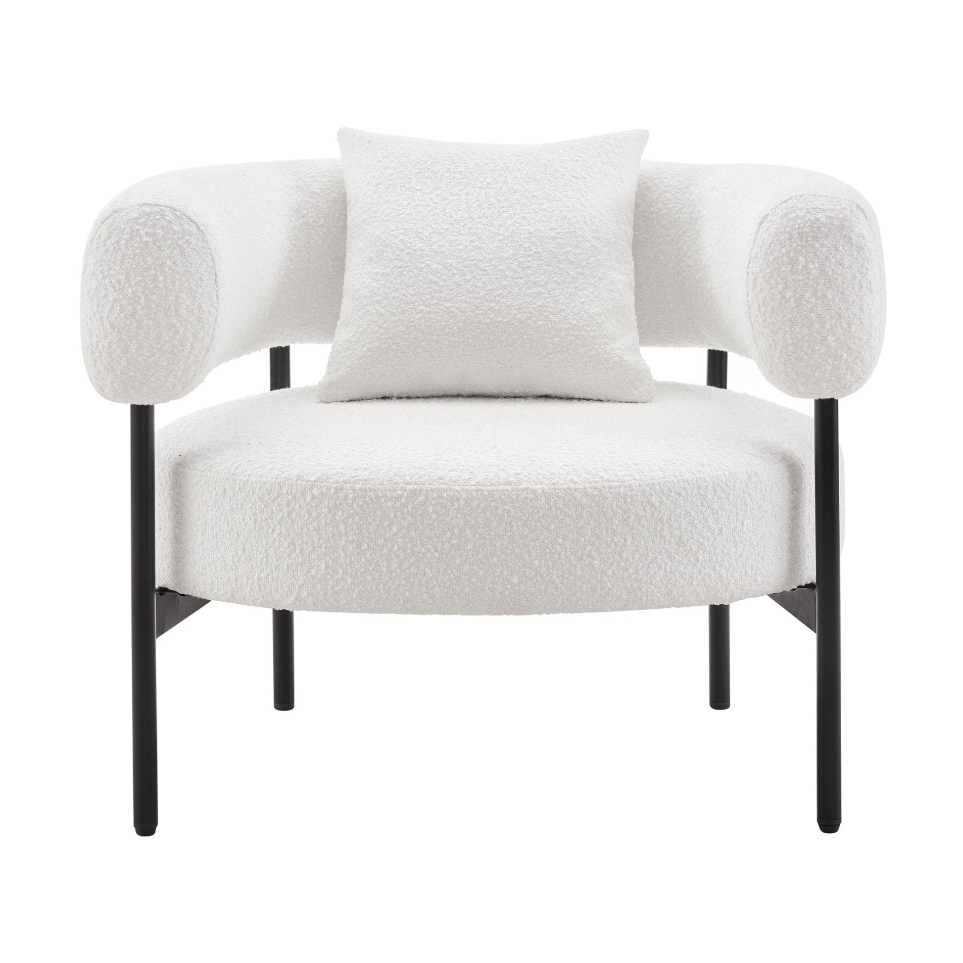 Sabrina Accent Chair - Boucle Ivory - DUSK