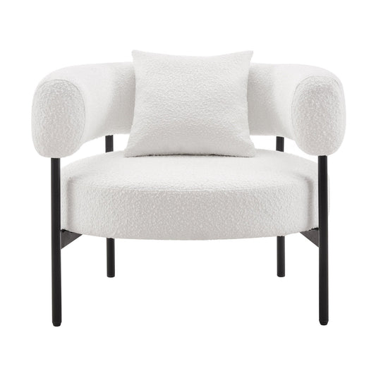 Sabrina Accent Chair - Boucle Ivory - DUSK