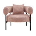 Sabrina Accent Chair - Boucle Pink - DUSK