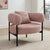 Sabrina Accent Chair - Boucle Pink - DUSK