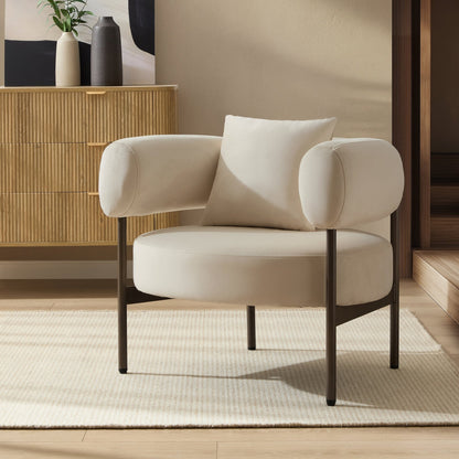 Sabrina Accent Chair - Ecru - DUSK