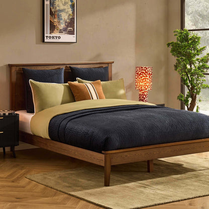 Salcombe Bed Frame - Walnut - DUSK