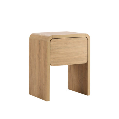 Samira Side Table - Light Wood - DUSK