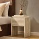 Samira Side Table - Travertine Effect - DUSK