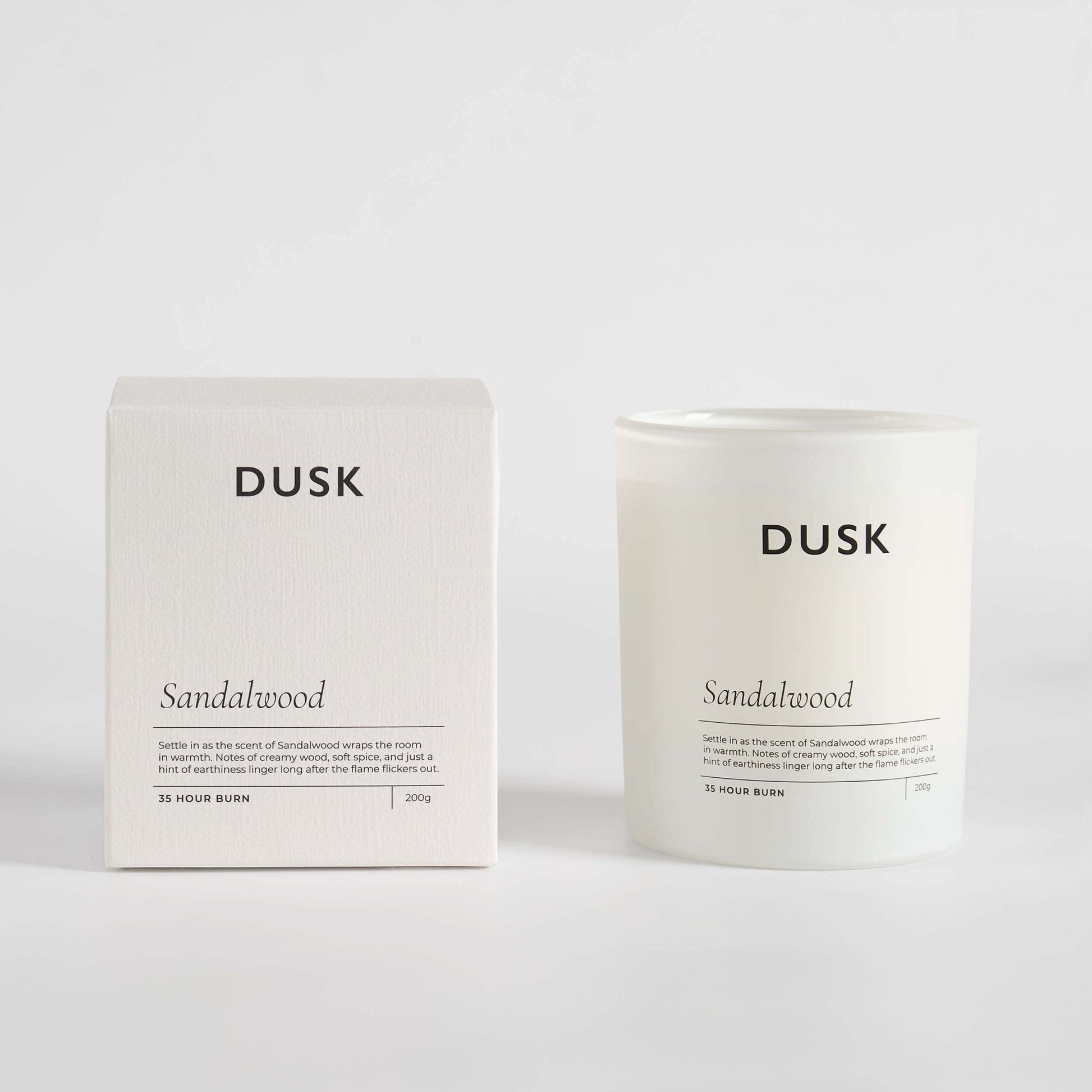 Sandalwood Scented Candle - DUSK