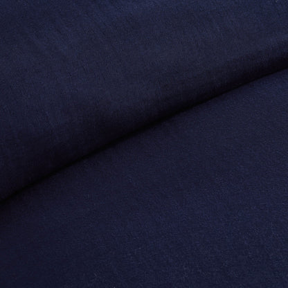 Santorini Muslin Duvet Cover & Pillowcase Set - Navy - DUSK