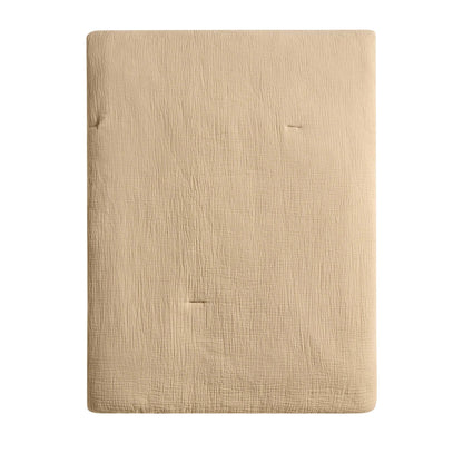 Savannah Four Layer Quilted Tufted Muslin Bedspread - Oat - DUSK