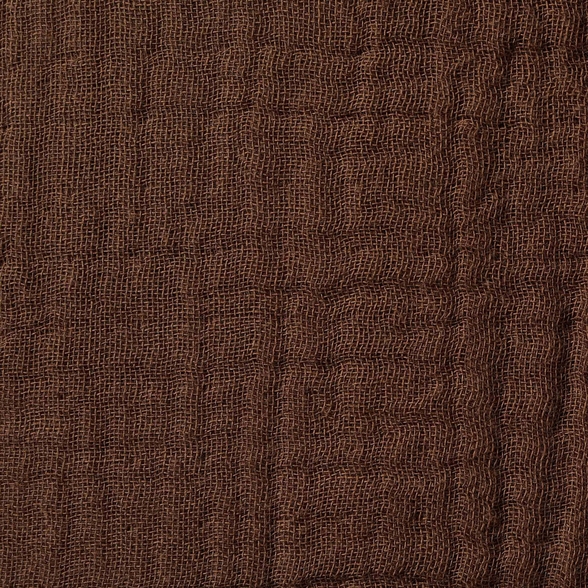 Savannah Set of 2 Tufted Muslin Cushion Covers - Chocolate - DUSK