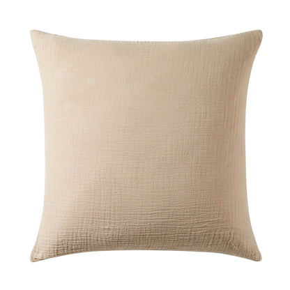 Savannah Set of 2 Tufted Muslin Sofa Cushion Cover - Oat - DUSK