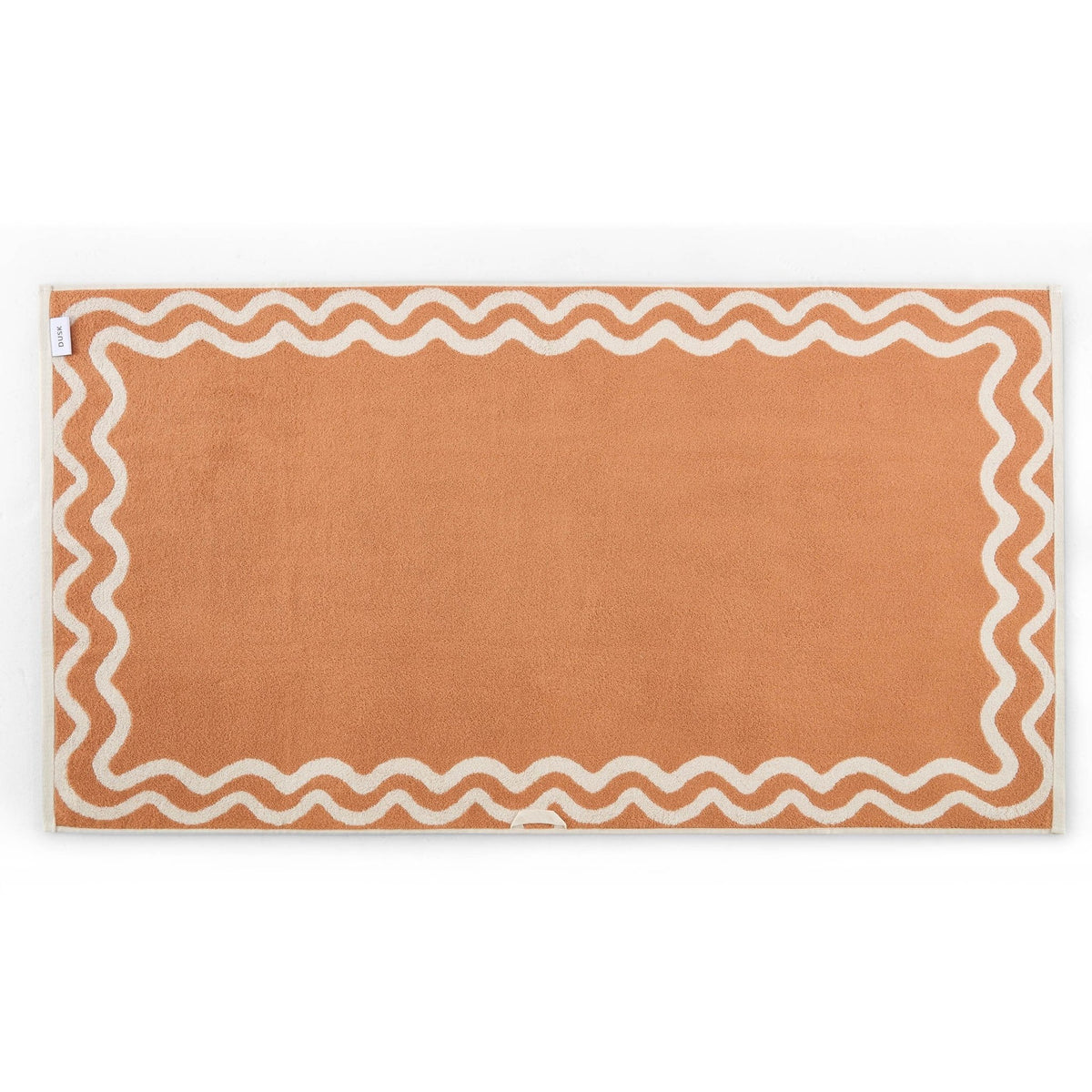 Scalloped Cotton Towels - Burnt Orange - DUSK