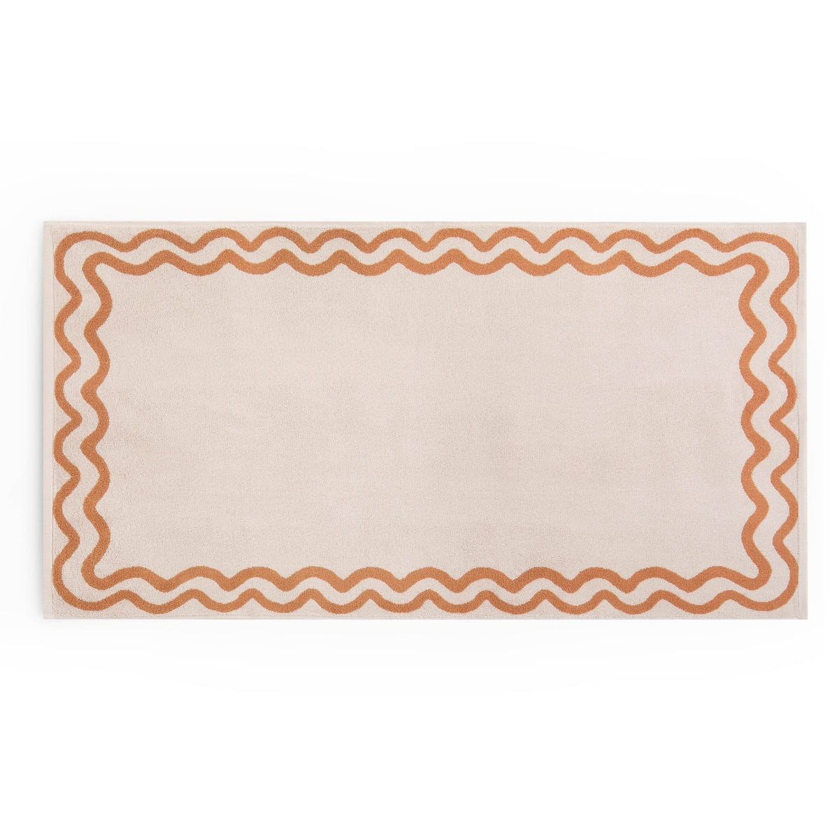 Scalloped Cotton Towels - Burnt Orange - DUSK