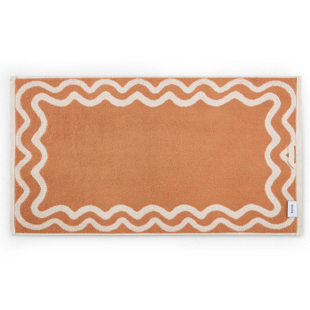 Scalloped Cotton Towels - Burnt Orange - DUSK