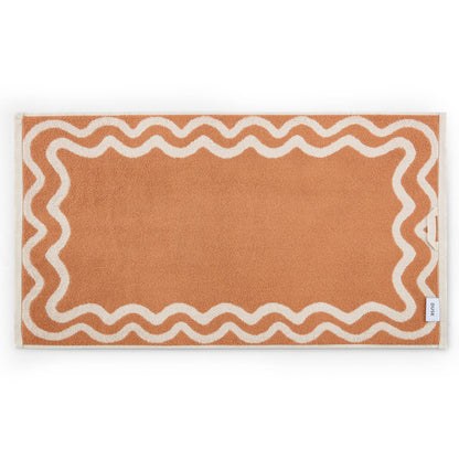 Scalloped Cotton Towels - Burnt Orange - DUSK