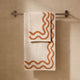 Scalloped Cotton Towels - Burnt Orange - DUSK