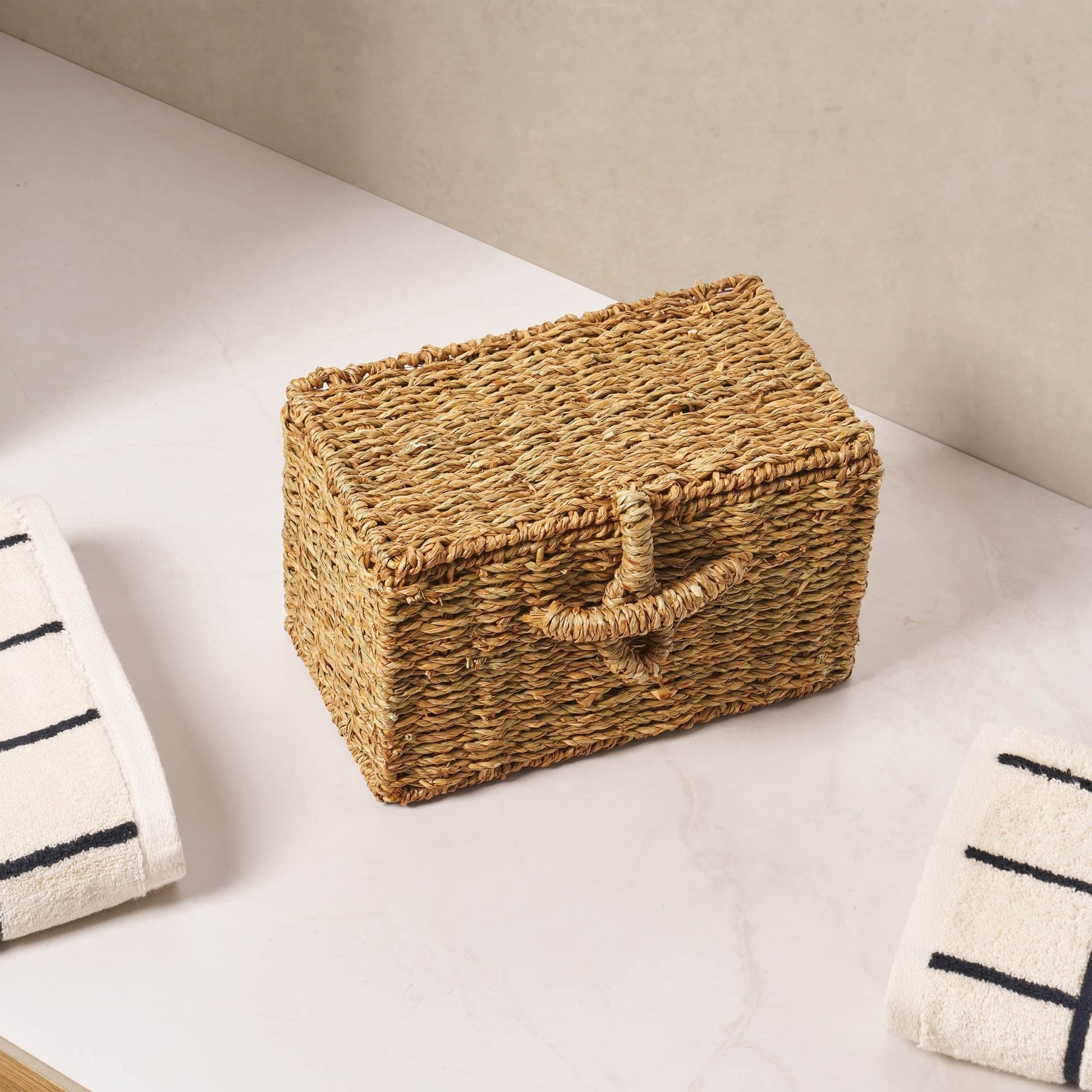 Seagrass Storage Basket - Natural - DUSK