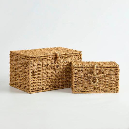 Seagrass Storage Basket - Natural - DUSK