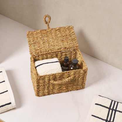 Seagrass Storage Basket - Natural - DUSK