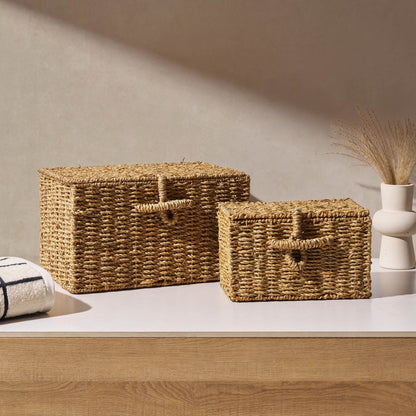 Seagrass Storage Basket - Natural - DUSK