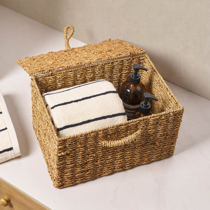 Seagrass Storage Basket - Natural - DUSK