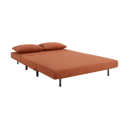 Seattle Double Click Clack Sofa Bed - Burnt Orange - DUSK