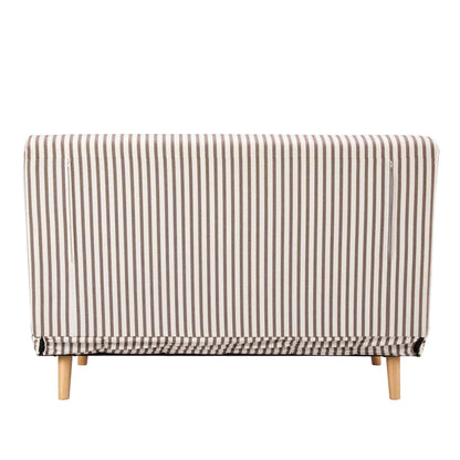 Seattle Double Click Clack Sofa Bed - Chocolate Stripe - DUSK
