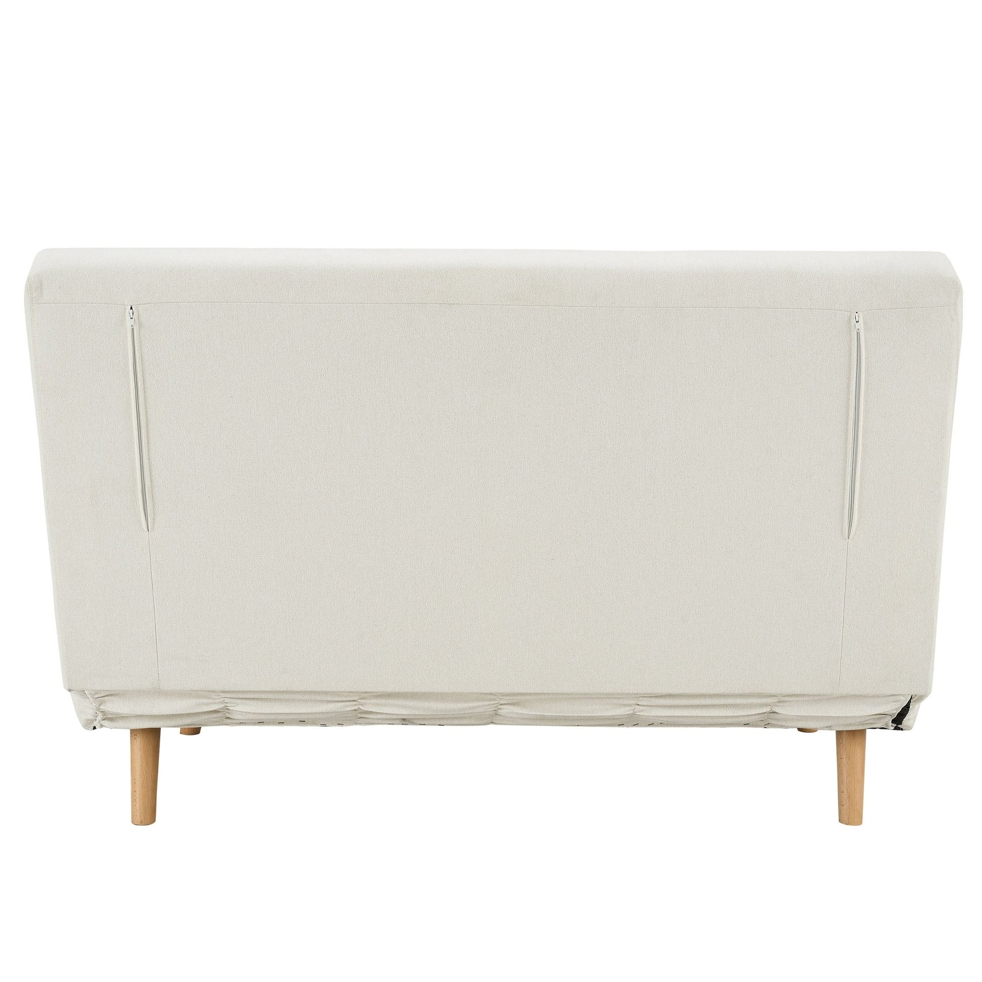 Seattle Double Click Clack Sofa Bed - Cream Linen - DUSK