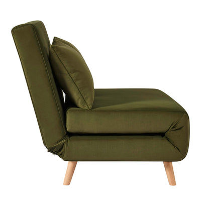 Seattle Double Click Clack Sofa Bed - Muted Moss - DUSK