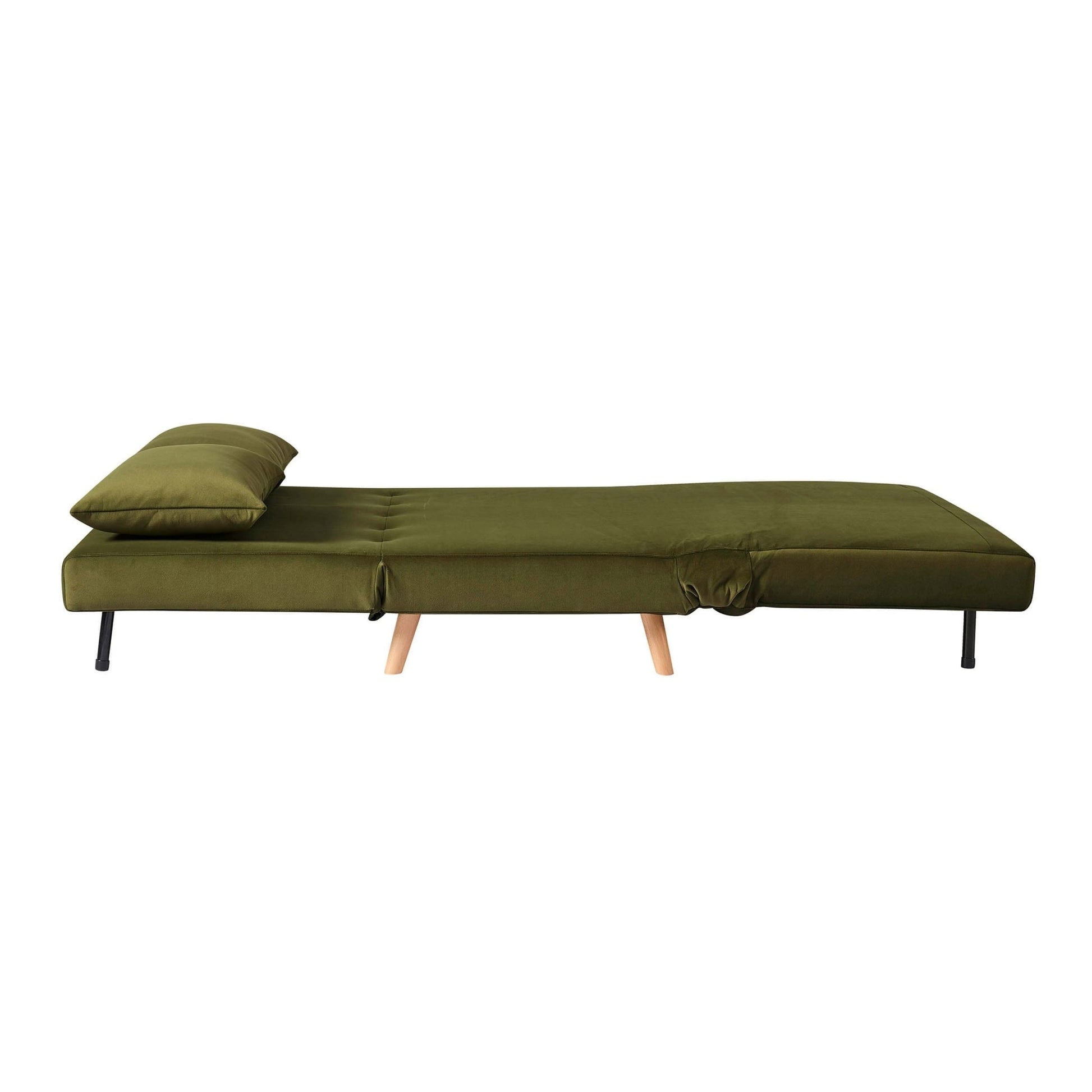 Seattle Double Click Clack Sofa Bed - Muted Moss - DUSK