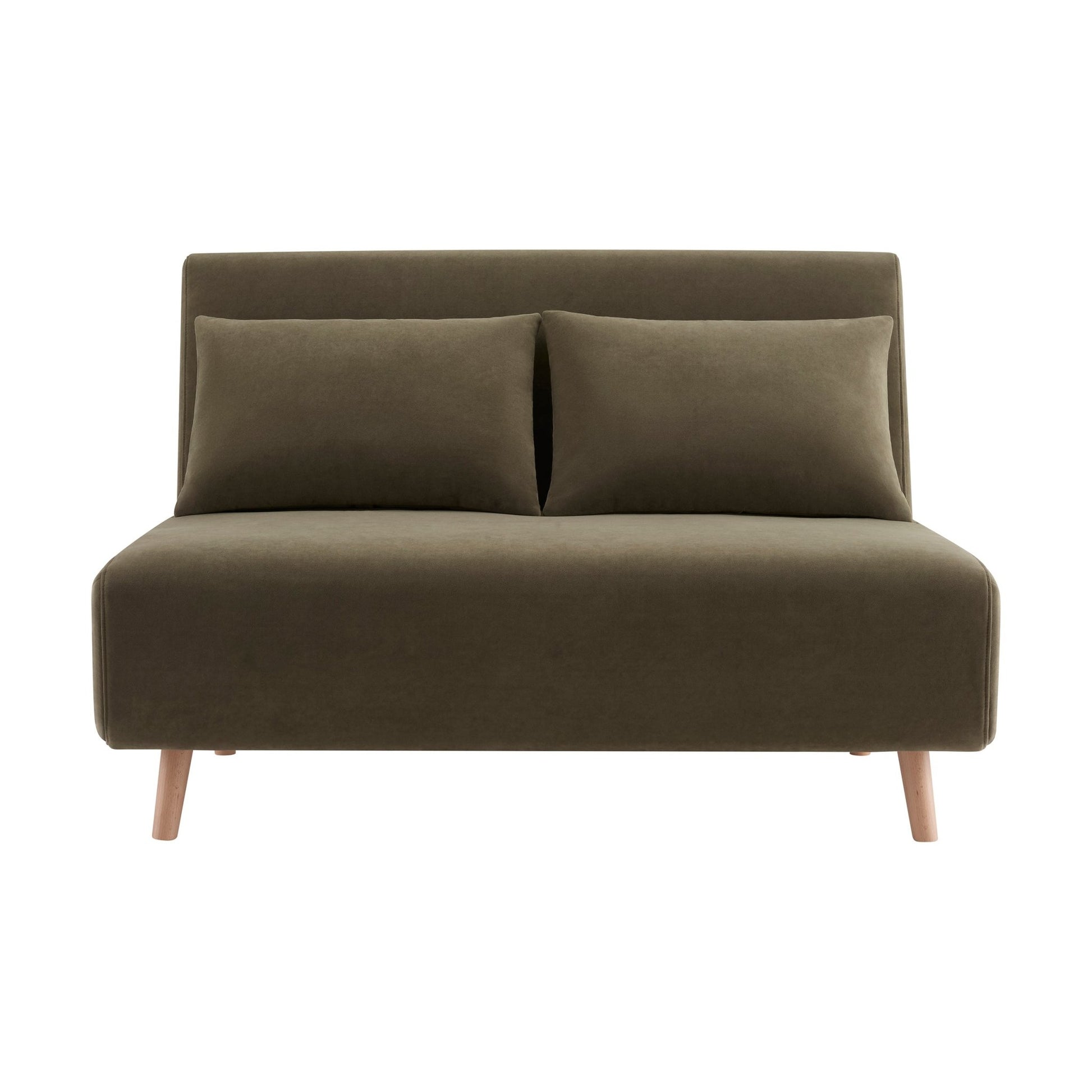 Seattle Double Click Clack Sofa Bed - Olive Green - DUSK