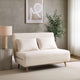 Seattle Double Click Clack Sofa Bed - Teddy Cream - DUSK