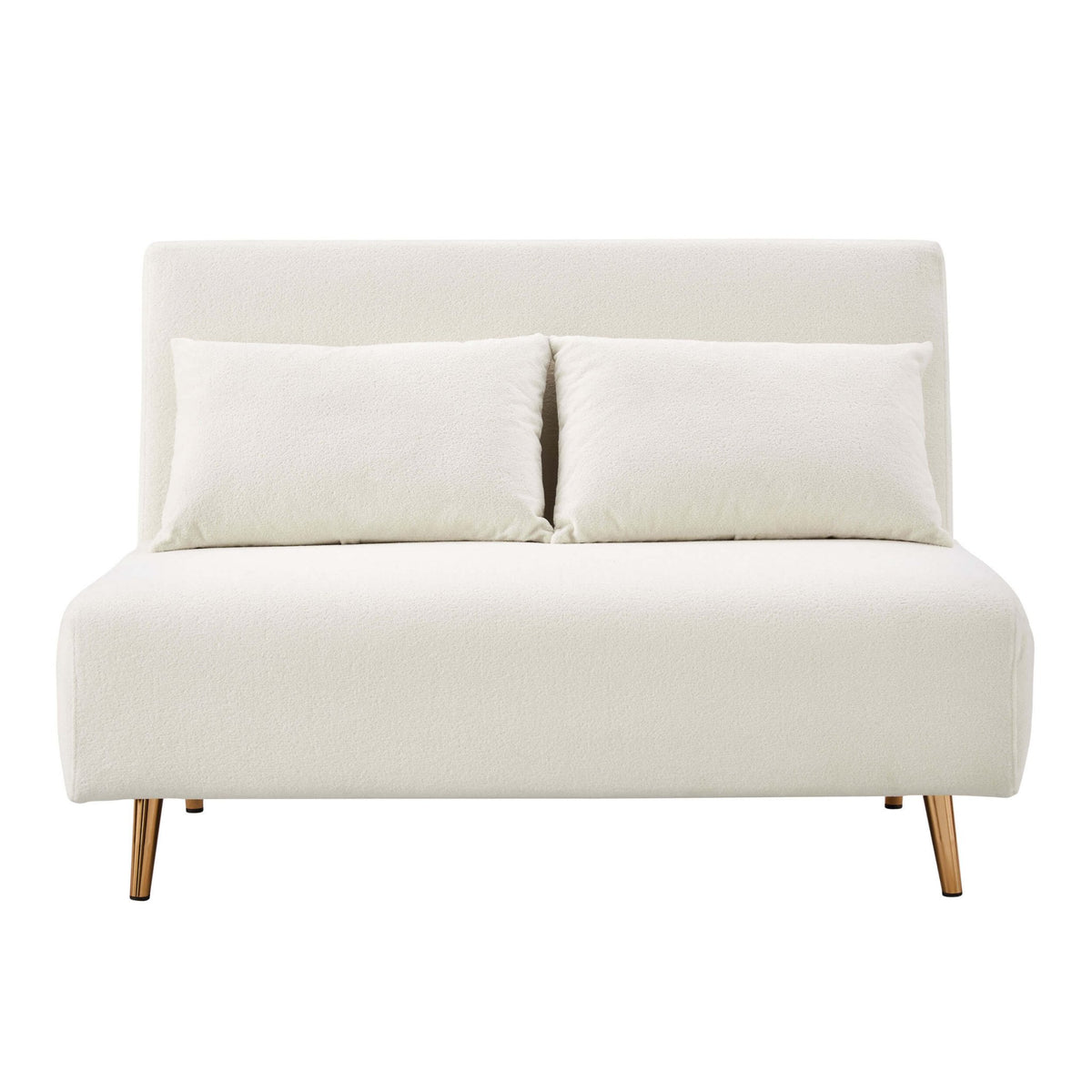 Seattle Double Click Clack Sofa Bed - Teddy Cream - DUSK