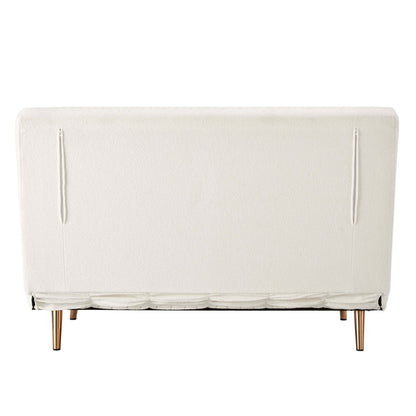 Seattle Double Click Clack Sofa Bed - Teddy Cream - DUSK