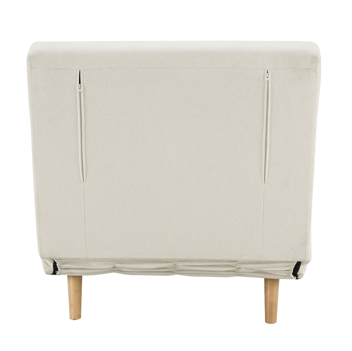 Seattle Single Click Clack Sofa Bed - Cream Linen - DUSK