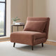 Seattle Single Click Clack Sofa Bed - Mauve - DUSK